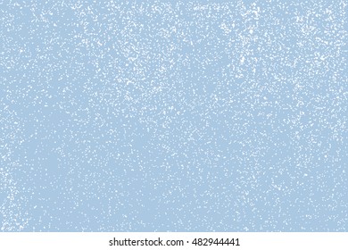 Falling snow winter background. White abstract texture on blue background. Vector illustration,eps 10.
