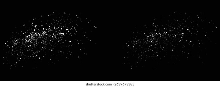 Falling snowfall winter snowflakes background design