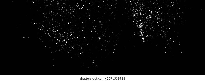 Falling snowflakes effect. Falling snow winter ice effect snowflakes background