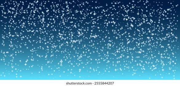 


Falling snowflakes in transparent beauty, delicate and small, isolated on a clear background. Snowflake elements, snowy backdrop. Vector illustration of intense snowfall, snowflakes.
