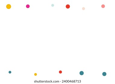 Falling Splash Christmas Vector White Background. Festive Dust Backdrop. Abstract Polka Design. Happy Round Flying Postcard.
