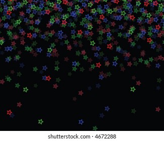 Falling Star Background Design