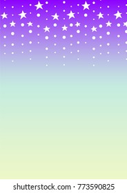 falling star background, twinkle dot abstract wallpaper, star line template, vector illustration 