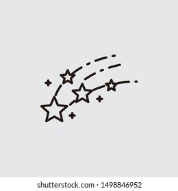 Falling Star Icon From Collection For Mobile Concept And Web Apps Icon