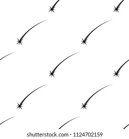 falling star icon. Element of Stars icons for mobile concept and web apps. Pattern repeat seamless falling star icon can be used for web and mobile apps on white background