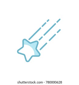 falling star icon shady style