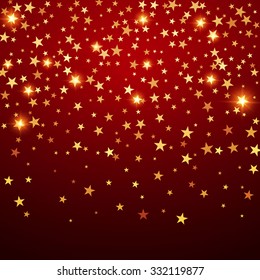 Falling Stars Abstract Background. Light Curtain Vector illustration.