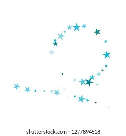 Falling stars confetti background, isolated on white. Vector colorful Birthday card design. Square card and frame.  Minimalistic template for holiday, party, birthday, wedding, solemnity invitation.