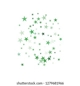 Falling stars confetti background, isolated on white. Vector colorful Birthday card design. Square card and frame.  Minimalistic template for holiday, party, birthday, wedding, solemnity invitation.