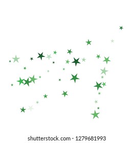 Falling stars confetti background, isolated on white. Vector colorful Birthday card design. Square card and frame.  Minimalistic template for holiday, party, birthday, wedding, solemnity invitation.