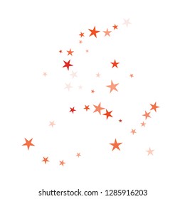Falling stars confetti background, isolated on white. Vector colorful Birthday card design. Square card and frame.  Minimalistic template for holiday, party, birthday, wedding, solemnity invitation.