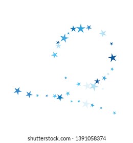Falling stars confetti background, isolated on white. Vector colorful Birthday card design. Square card and frame.  Minimalistic template for holiday, party, birthday, wedding, solemnity invitation.