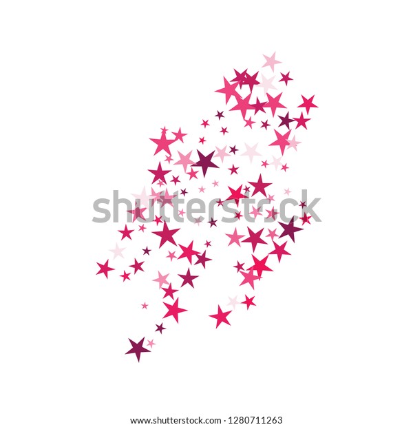 Falling Stars Confetti Background Isolated On Vector De Stock Libre De Regalías 1280711263 9160