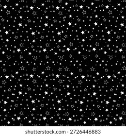 estrelas caindo loop em fundo preto