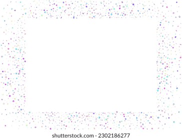 Fallende Textur. Rosa Disco Tinsel. Kaleidoskop-Effekt. Shiny Flyer. Holiday Art. Laser Abstrakte Dekoration. Fantasy Foil. Neon funkelt. Blauer Absturz