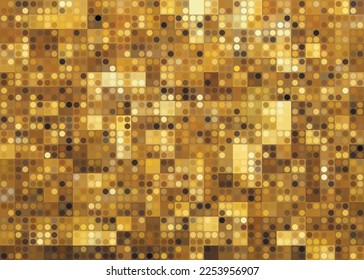 Falling from the top a lot of coins on a transparent background. Vector illustration