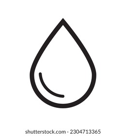diseño de imagen de vector de icono de agua caída