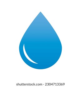 falling water icon vector illustration logo design