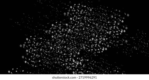 Ilustração de fundo de flocos de neve branca caindo. Realista neve flocos de neve design de fundo de inverno