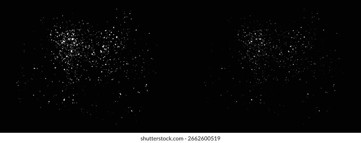 Diseño de fondo de copos de nieve blancos que caen