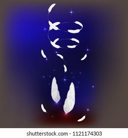 falling wings angel