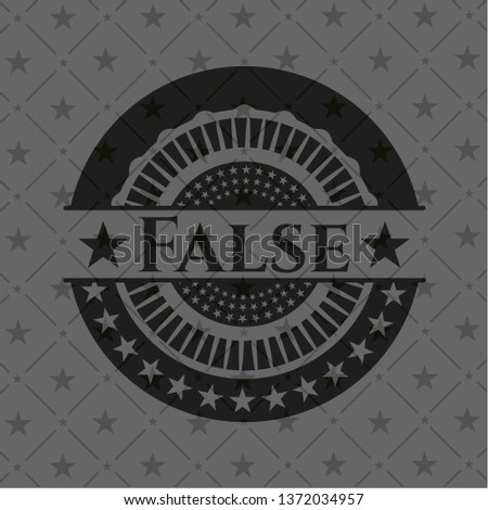 False black badge