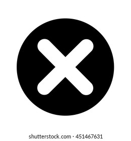 false correct yes correct sign mark icon simple black on white bachground