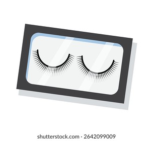 False Eyelashes icon Vector Illustration