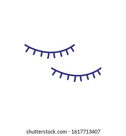 false eyelashes make up icon