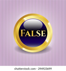 False gold badge