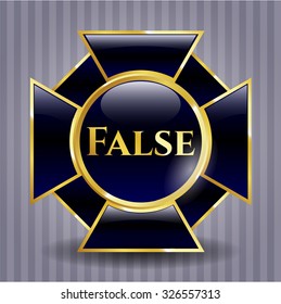 False gold badge