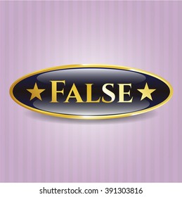 False gold badge