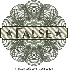 False linear rosette