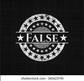False on blackboard