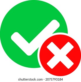 Icono falso positivo con estilo plano. Imagen de icono vectorial falso positivo aislado en un fondo blanco.