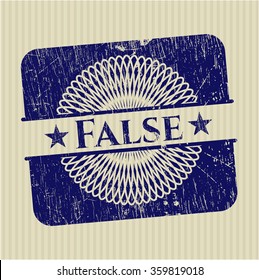 False rubber grunge seal
