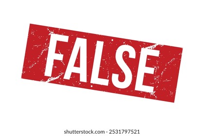 false rubber stamp vector illustration on white background