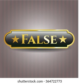 False shiny emblem