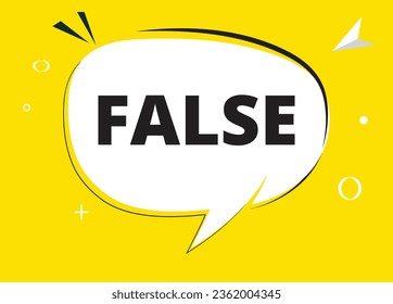 False speech bubble text. Hi There on bright color for Sticker, Banner and Poster. vector illustration.
