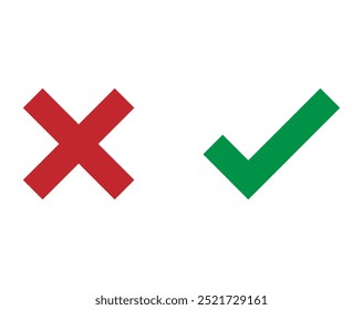 false and true vector sign	
