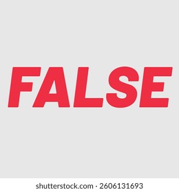 False Vector Art, icons, and Graphics