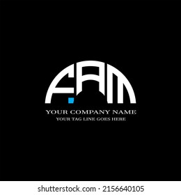 FAM letter logo creative design with vector graphic