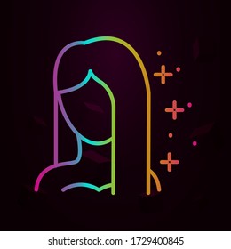 Fame actress nolan  icon Simple thin line, outline vector of fame icons for ui and ux, website or mobile application