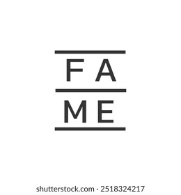 Fame Logo, Symbol, Vektorgrafik