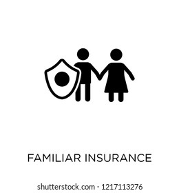 Familiar insurance icon. Familiar insurance symbol design from Insurance collection.