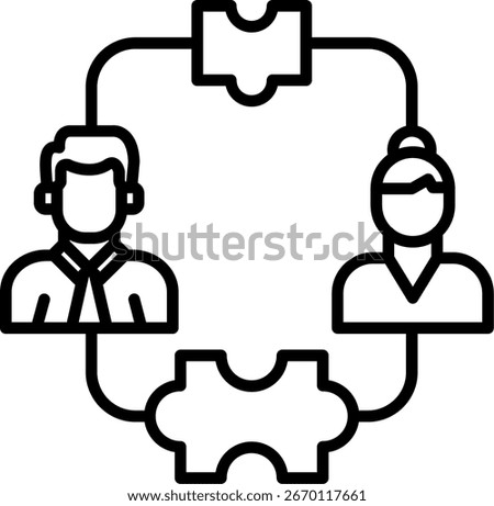 Familiarizing Line vector Icon Design