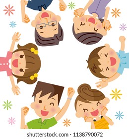 Families to become a circle.