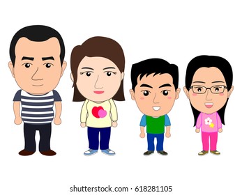 family 4 members