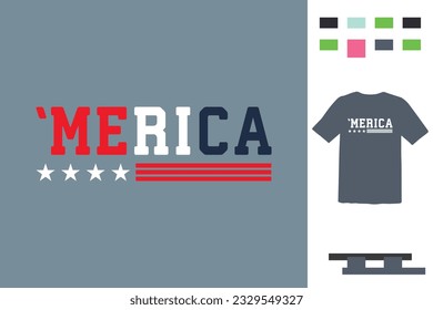 Family 4th of July t shirt design