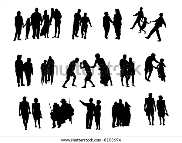 Family Stock Vector (Royalty Free) 8103694 | Shutterstock